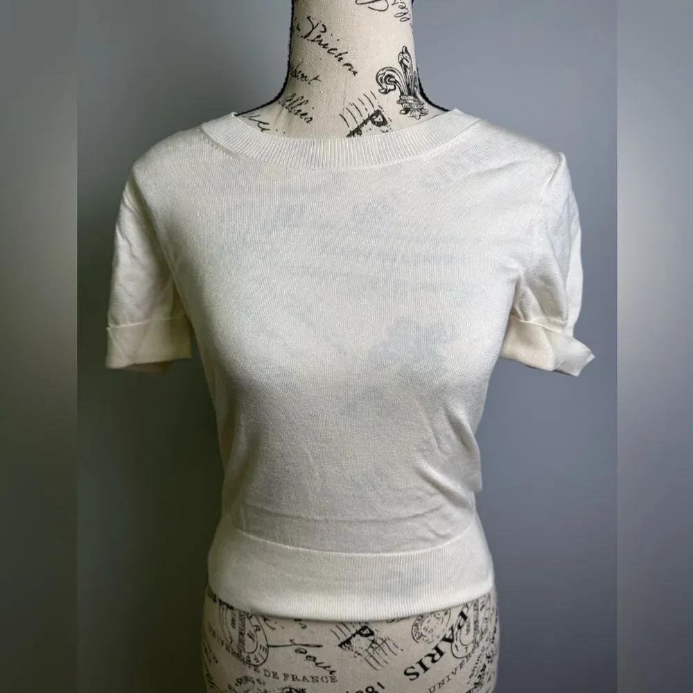 J.Crew Shrunken  lyocell-blend T-shirt NWT Size XS